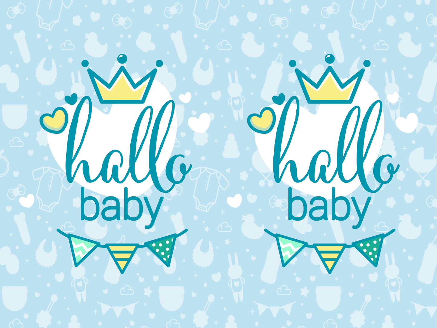 Deltabord Baby geboren jongetje raamborden