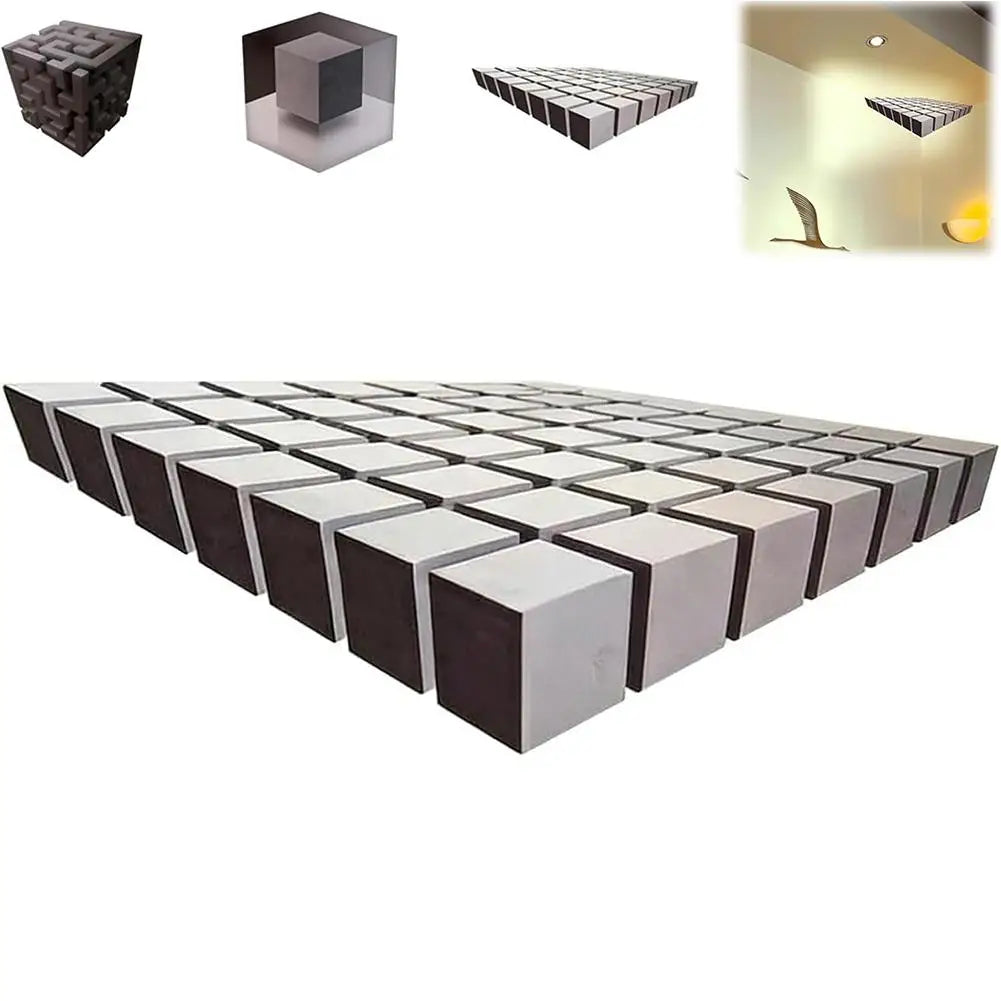 IllusiEdge™ Geometrische muur Stickers ✨📐