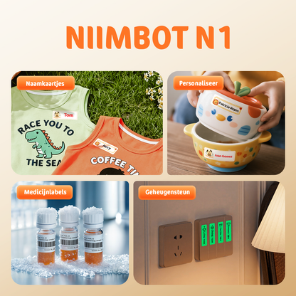 Niimbot N1 – Compacte thermische lint en labelprinter met bluetooth