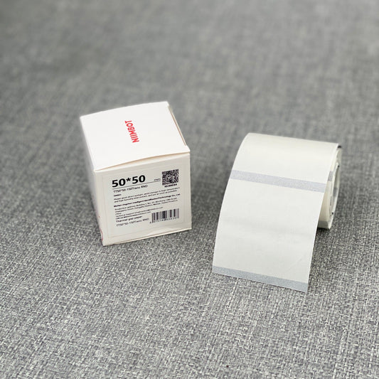 Transparante Niimbot thermische label vellen voor de Niimbot B21 Pro, B1 Pro en B4 labelprinters.