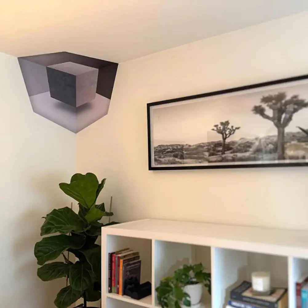 IllusiEdge™ Geometrische muur Stickers ✨📐