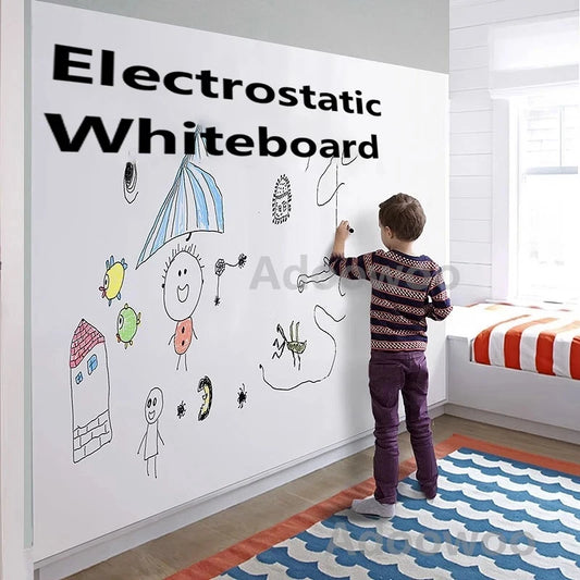 Plak & schrijf: Het ultieme elektrostatische whiteboard