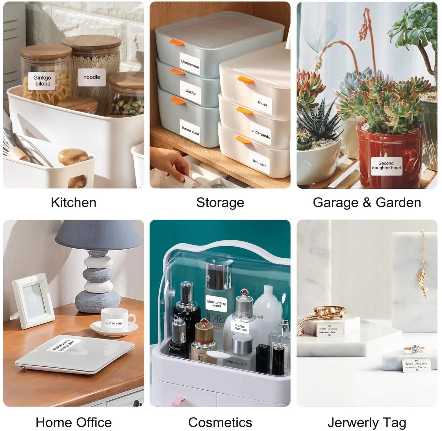 Etiketten op rol voor de NIIMBOT B1, B21 en Pro en de B3s