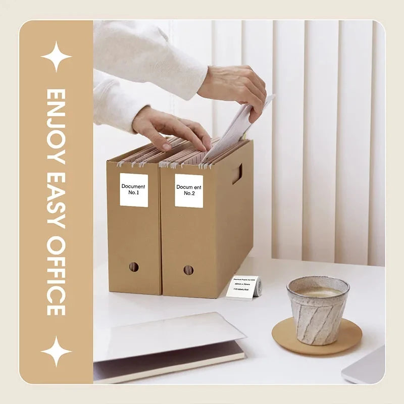 Etiketten op rol voor de NIIMBOT B1, B21 en Pro en de B3s